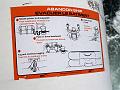 Inflatable Rescue Platform iconographic instructions